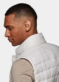 White Down Vest -Suit Supply BW803 105
