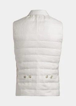 White Down Vest -Suit Supply BW803 26