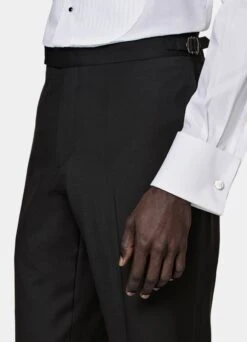 Black Tailored Fit Lazio Tuxedo 22 Black Tailored Fit Lazio Tuxedo -Suit Supply C1199 S 107