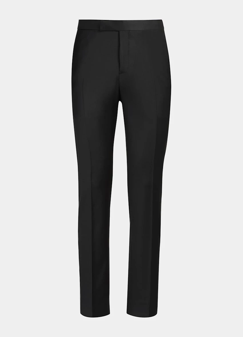 Black Tailored Fit Lazio Tuxedo 13 Black Tailored Fit Lazio Tuxedo - Image 13