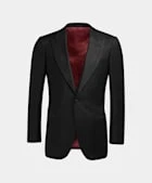 Black Tailored Fit Lazio Tuxedo