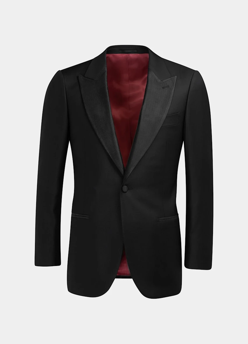 Black Lazio Dinner Jacket 8 Black Lazio Dinner Jacket - Image 8