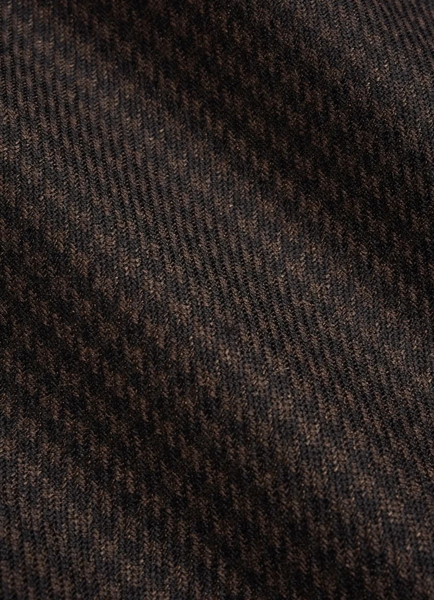Mid Brown Houndstooth Havana Blazer 8 Mid Brown Houndstooth Havana Blazer - Image 8