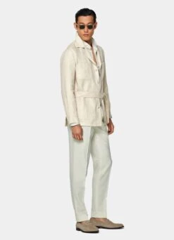 Sand Belted Safari Jacket -Suit Supply C2006 104