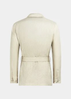 Sand Belted Safari Jacket -Suit Supply C2006 26