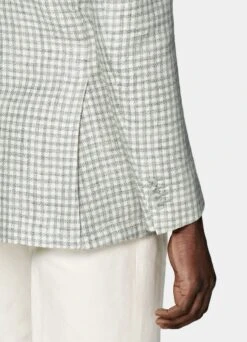 Light Grey Checked Havana Blazer 12 Light Grey Checked Havana Blazer -Suit Supply C2032 103