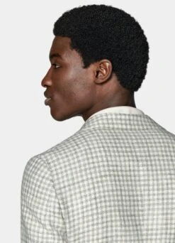 Light Grey Checked Havana Blazer 14 Light Grey Checked Havana Blazer -Suit Supply C2032 105