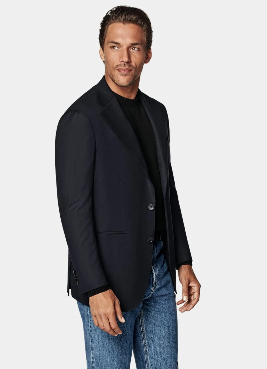 Navy Roma Blazer 2 Navy Roma Blazer - Image 2