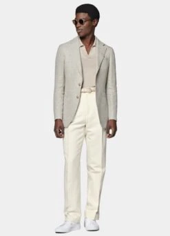 Light Brown Houndstooth Havana Blazer 13 Light Brown Houndstooth Havana Blazer -Suit Supply C2040 124