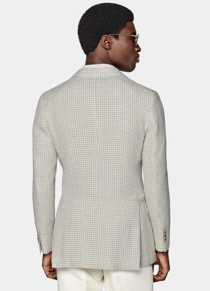 Light Brown Houndstooth Havana Blazer 6 Light Brown Houndstooth Havana Blazer - Image 6