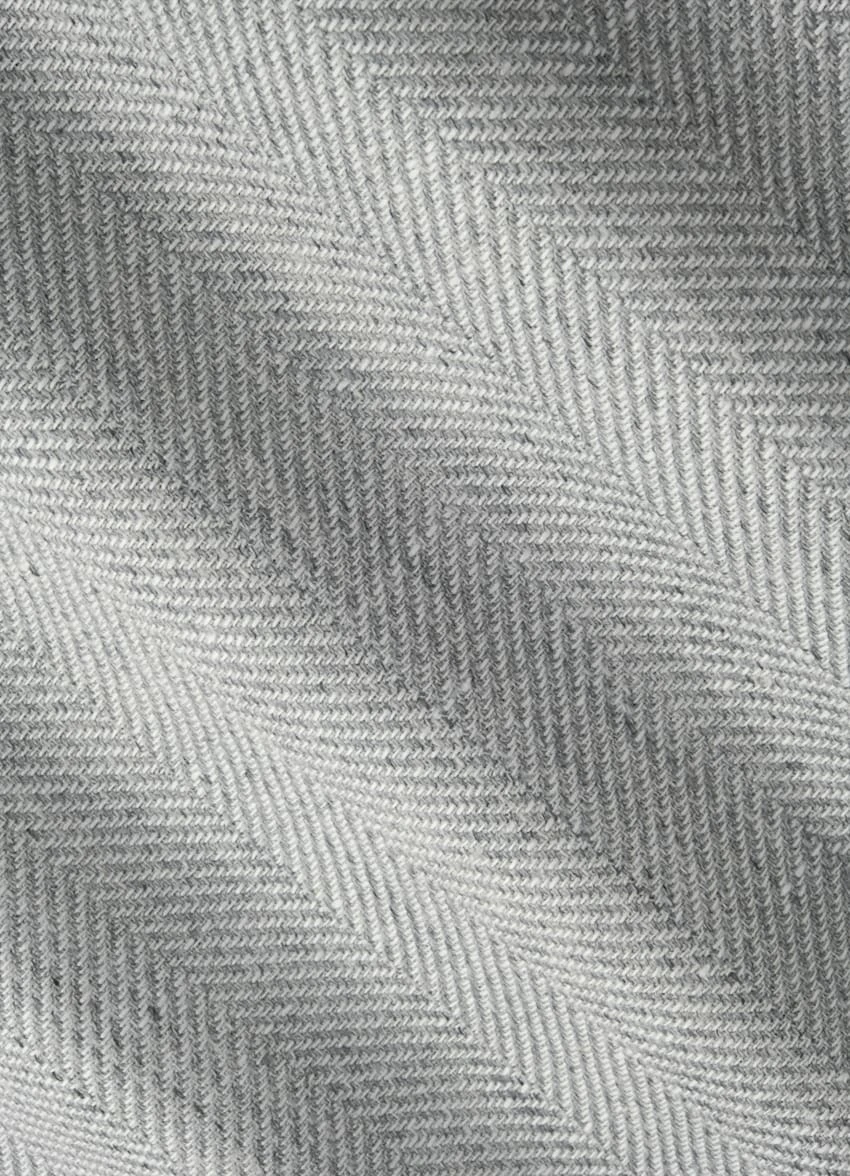 Light Grey Herringbone Havana Blazer 7 Light Grey Herringbone Havana Blazer - Image 7