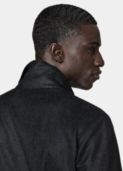 Dark Grey Belted Safari Jacket 13 Dark Grey Belted Safari Jacket -Suit Supply C230216 106