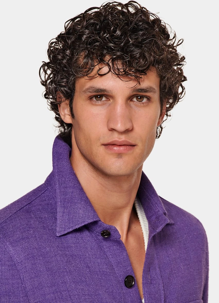 Purple William Shirt-Jacket 1 Purple William Shirt-Jacket