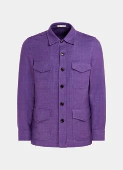 Purple William Shirt-Jacket 14 Purple William Shirt-Jacket -Suit Supply C230221 25