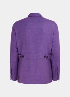 Purple William Shirt-Jacket 15 Purple William Shirt-Jacket -Suit Supply C230221 26