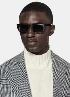 Black Checked Roma Blazer