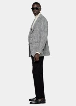 Black Checked Roma Blazer -Suit Supply C23023 124