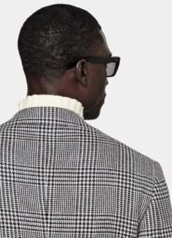 Black Checked Roma Blazer -Suit Supply C23023 126