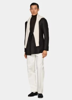 Dark Brown Herringbone Havana Blazer 12 Dark Brown Herringbone Havana Blazer -Suit Supply C23029 104