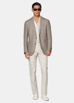 Light Brown Roma Blazer 13 Light Brown Roma Blazer -Suit Supply C3031 104