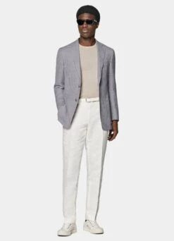 Purple Houndstooth Havana Blazer -Suit Supply C3046 104