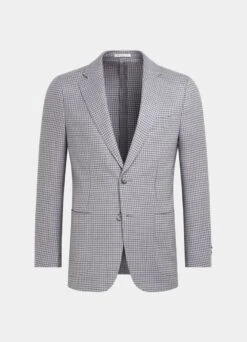 Purple Houndstooth Havana Blazer -Suit Supply C3046 25