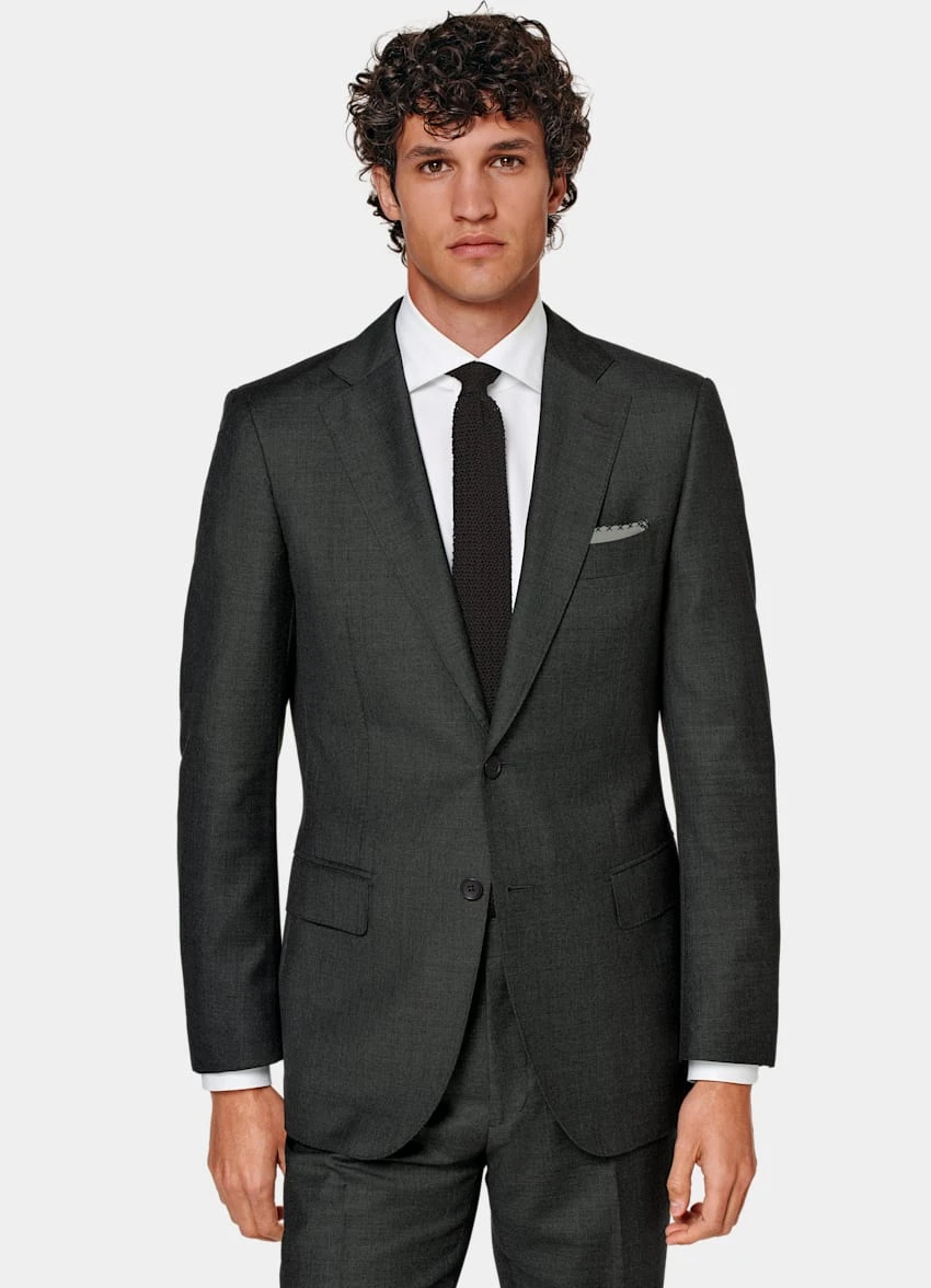 Dark Grey Lazio Suit 2 Dark Grey Lazio Suit - Image 2
