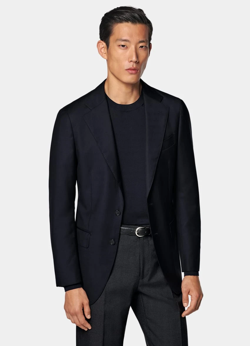 Navy Havana Suit Jacket 2 Navy Havana Suit Jacket - Image 2