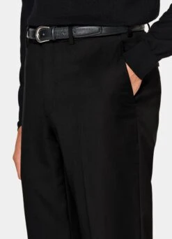 Black Lazio Suit 20 Black Lazio Suit -Suit Supply C6334 S 107