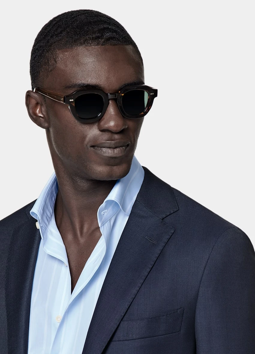 Blue Bird's Eye Sienna Suit 1 Blue Bird's Eye Sienna Suit