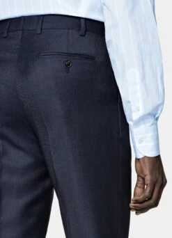 Blue Bird's Eye Sienna Suit 19 Blue Bird's Eye Sienna Suit -Suit Supply C6485 S 129