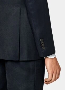 Navy Bird's Eye Havana Suit 16 Navy Bird's Eye Havana Suit -Suit Supply C6505 S 103