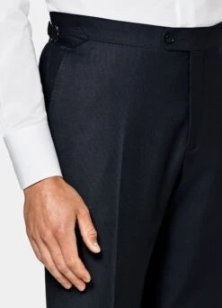 Navy Bird's Eye Havana Suit 20 Navy Bird's Eye Havana Suit -Suit Supply C6505 S 107