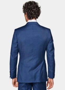 Mid Blue Lazio Suit 18 Mid Blue Lazio Suit -Suit Supply C6666 S 125