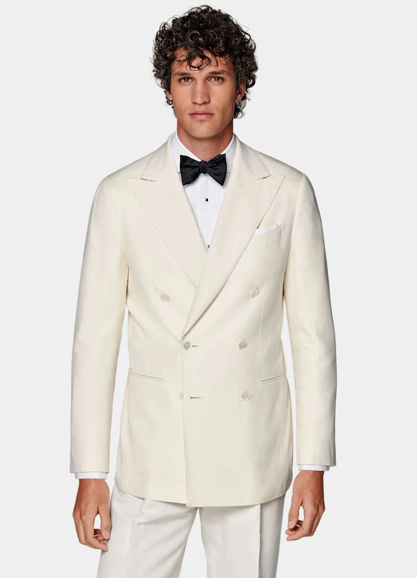 Off-White Havana Dinner Jacket 2 Off-White Havana Dinner Jacket - Image 2