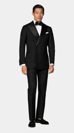 Black Tailored Fit Havana Dinner Jacket
