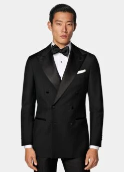 Black Tailored Fit Havana Dinner Jacket 11 Black Tailored Fit Havana Dinner Jacket -Suit Supply C6699 102