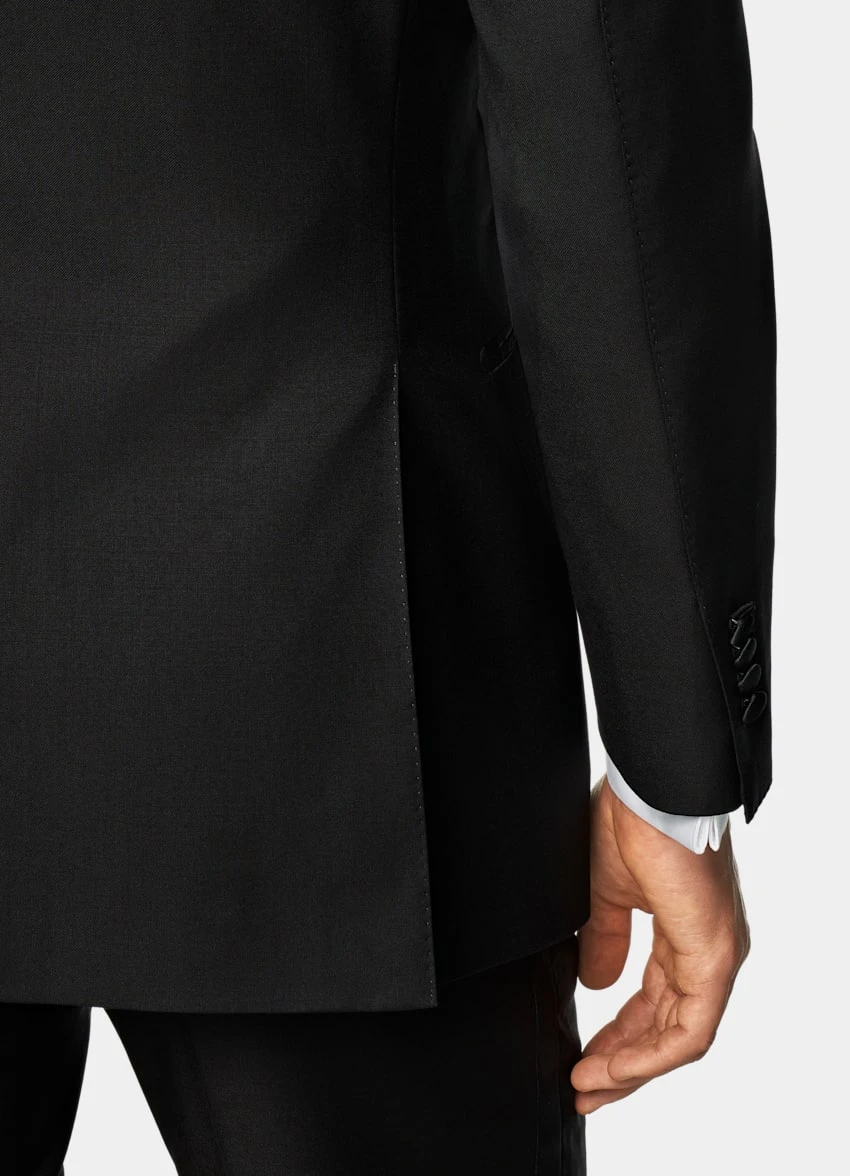 Black Tailored Fit Havana Dinner Jacket 5 Black Tailored Fit Havana Dinner Jacket - Image 5
