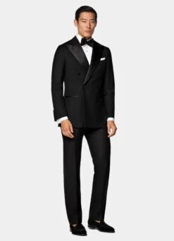 Black Tailored Fit Havana Dinner Jacket 14 Black Tailored Fit Havana Dinner Jacket -Suit Supply C6699 104