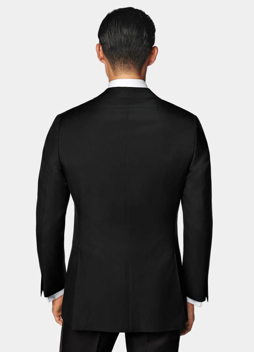 Black Tailored Fit Havana Dinner Jacket 7 Black Tailored Fit Havana Dinner Jacket - Image 7