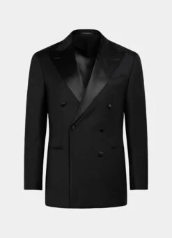 Black Tailored Fit Havana Dinner Jacket 17 Black Tailored Fit Havana Dinner Jacket -Suit Supply C6699 25