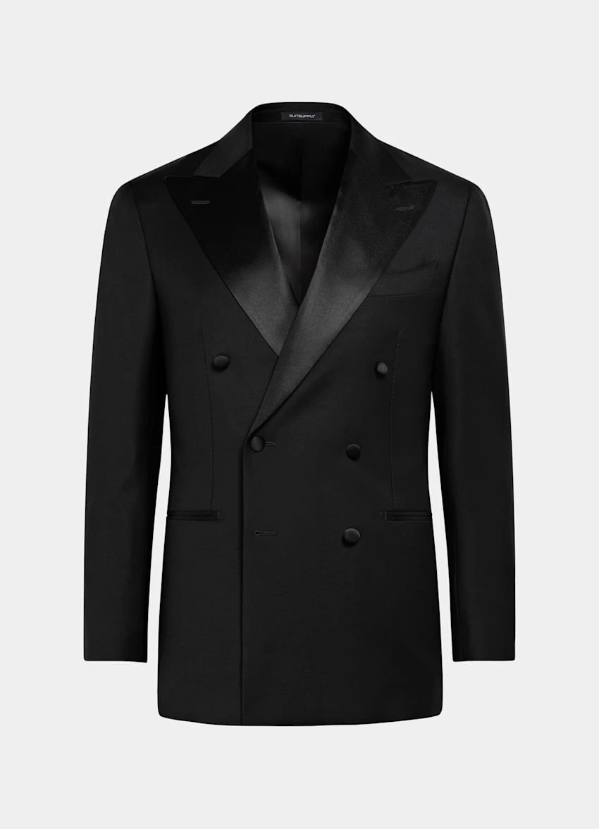 Black Tailored Fit Havana Dinner Jacket 9 Black Tailored Fit Havana Dinner Jacket - Image 9