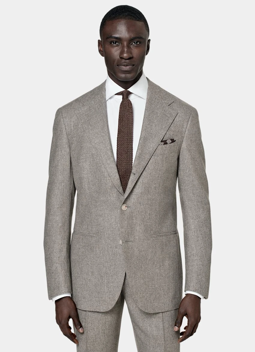 Taupe Roma Suit 2 Taupe Roma Suit - Image 2
