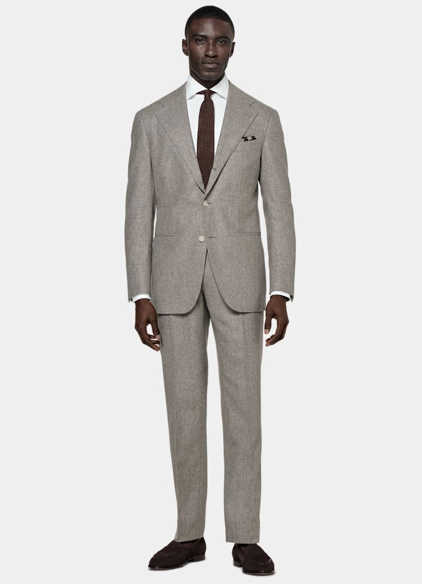 Taupe Roma Suit 5 Taupe Roma Suit - Image 5