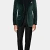 Dark Green Tailored Fit Havana Dinner Jacket