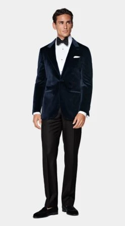 Navy Tailored Fit Havana Dinner Jacket