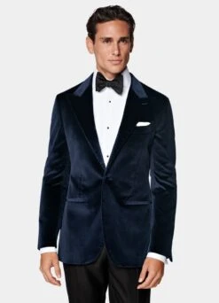 Navy Tailored Fit Havana Dinner Jacket 12 Navy Tailored Fit Havana Dinner Jacket -Suit Supply C6995 102