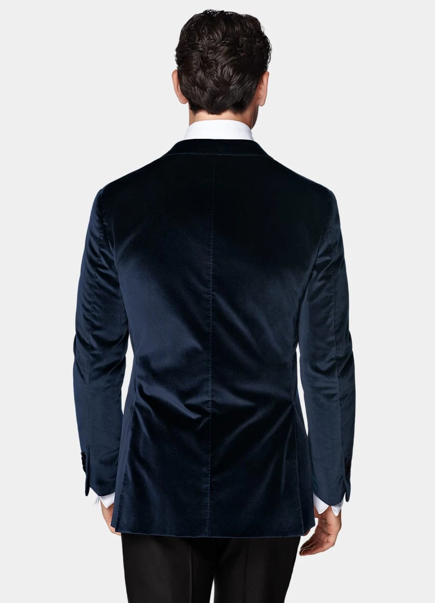 Navy Tailored Fit Havana Dinner Jacket 7 Navy Tailored Fit Havana Dinner Jacket - Image 7