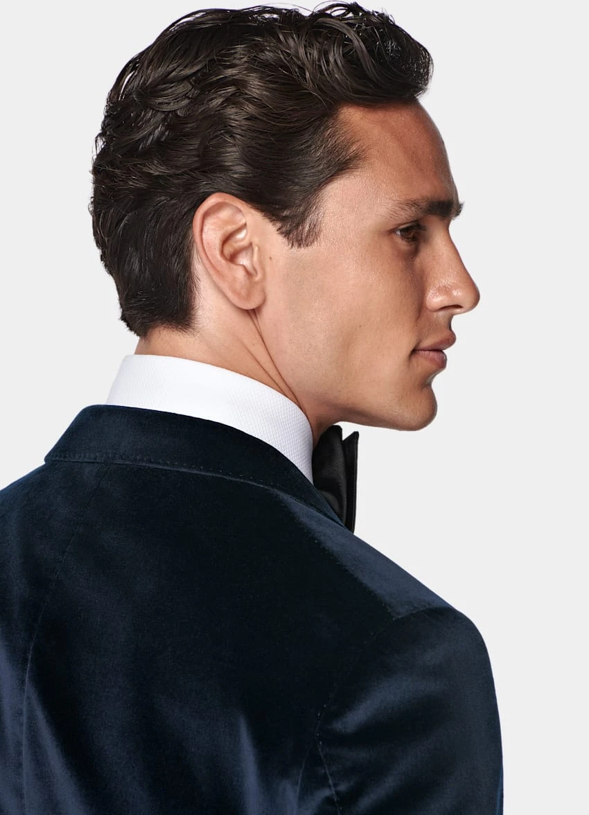 Navy Tailored Fit Havana Dinner Jacket 8 Navy Tailored Fit Havana Dinner Jacket - Image 8
