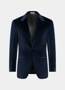 Navy Tailored Fit Havana Dinner Jacket 19 Navy Tailored Fit Havana Dinner Jacket -Suit Supply C6995 25